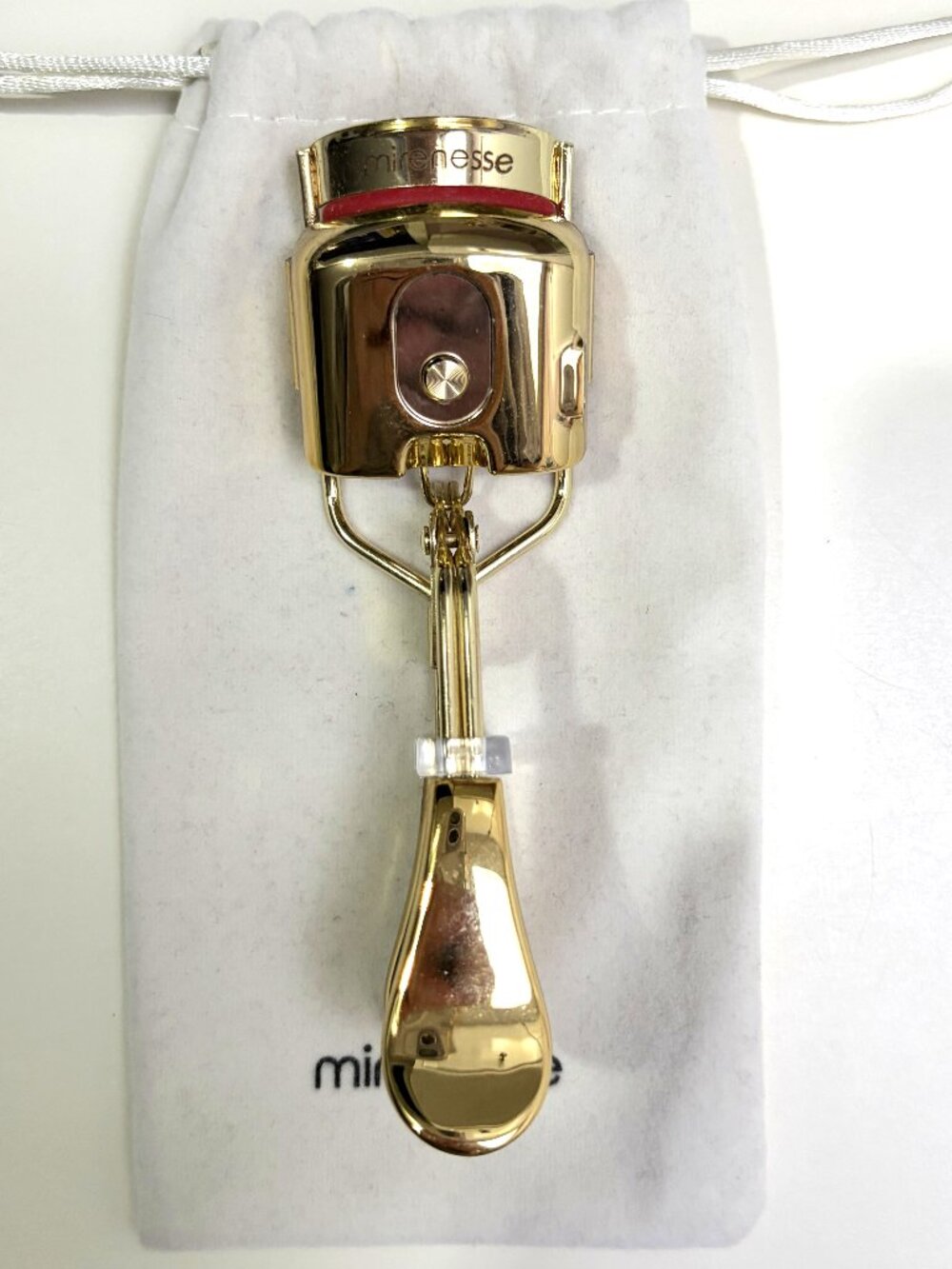 NWOT Mirenesse MegaCurl Heated Eyelash Curler Rechargeable Gold